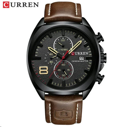 CURREN 8324 Leather Watches