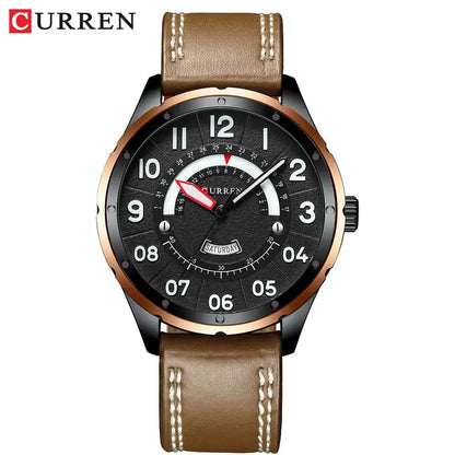 CURREN 8267 Leather Watch